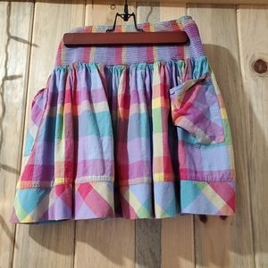Kimichi Blue plaid skirt